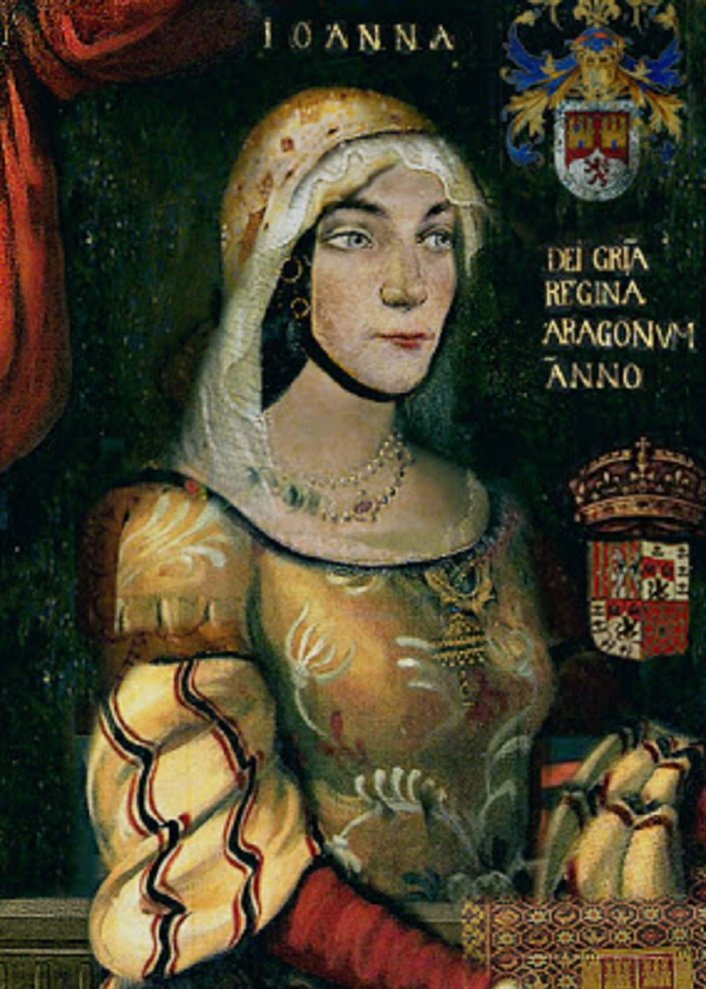 Retrat de Joana Enriquez. Font MNAC Retrat de Joana Enriquez. Font MNAC