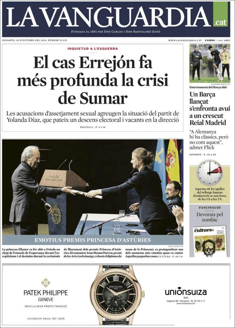 'La Vanguardia' 26 'La Vanguardia' 26
