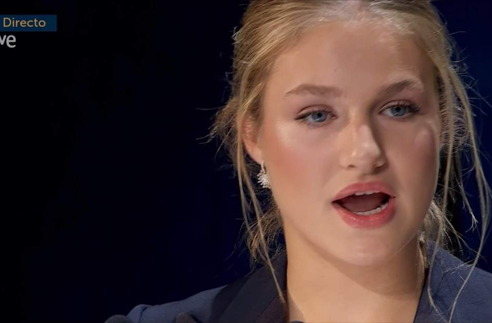 Leonor discurso TVE Leonor discurso TVE