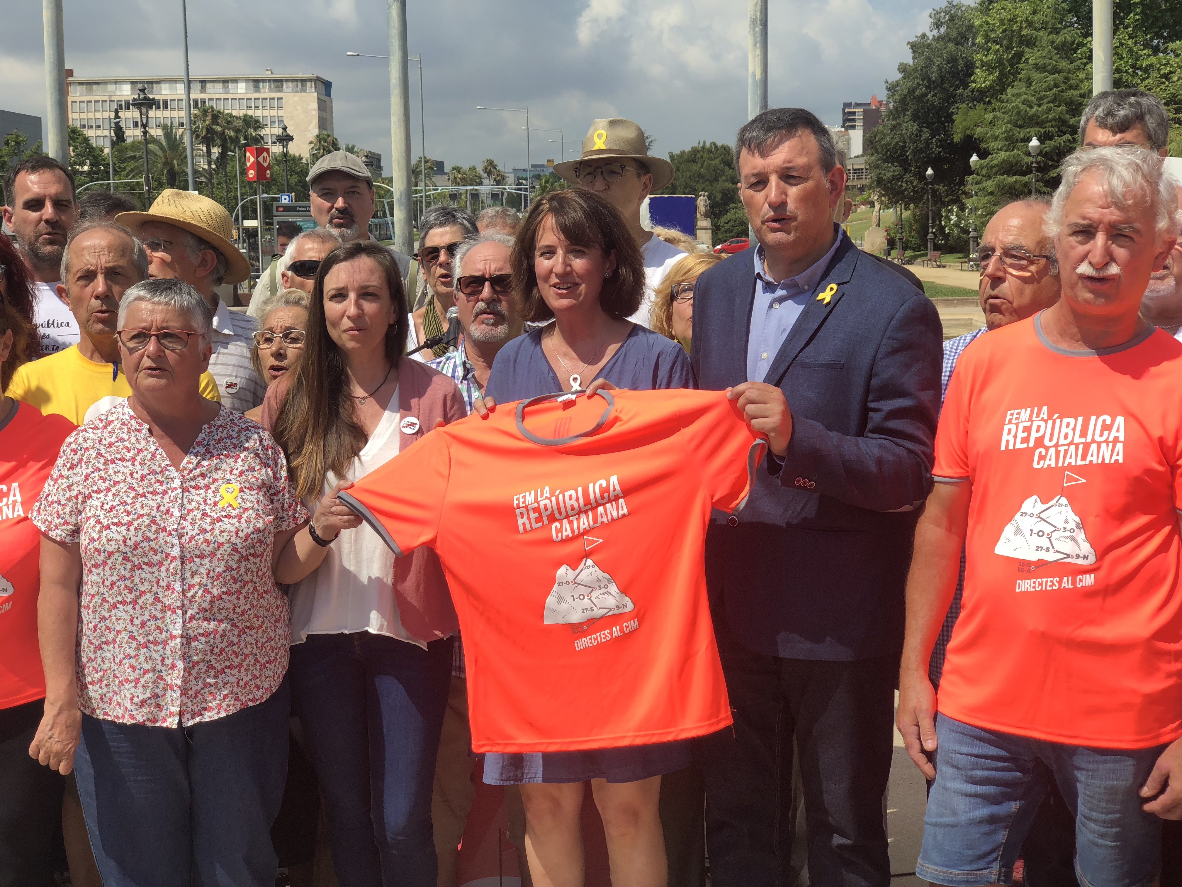 'Fem la República Catalana': la Diada será en la Diagonal para hacer efectivo el 1-O