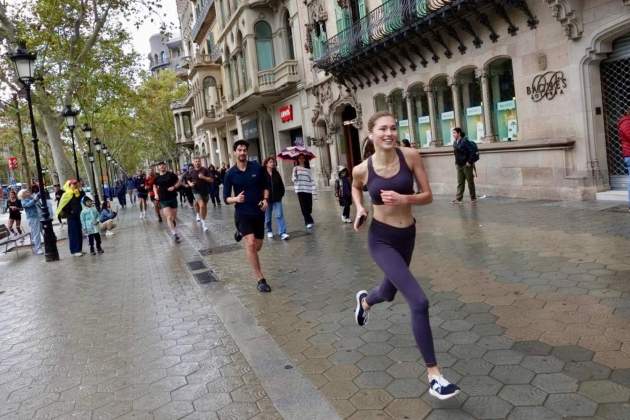 Participantes de la carrera de la colaboración entre el museo y el centro de running / fOTO: Ana Puit Participantes de la carrera de la colaboración entre el museo y el centro de running / fOTO: Ana Puit