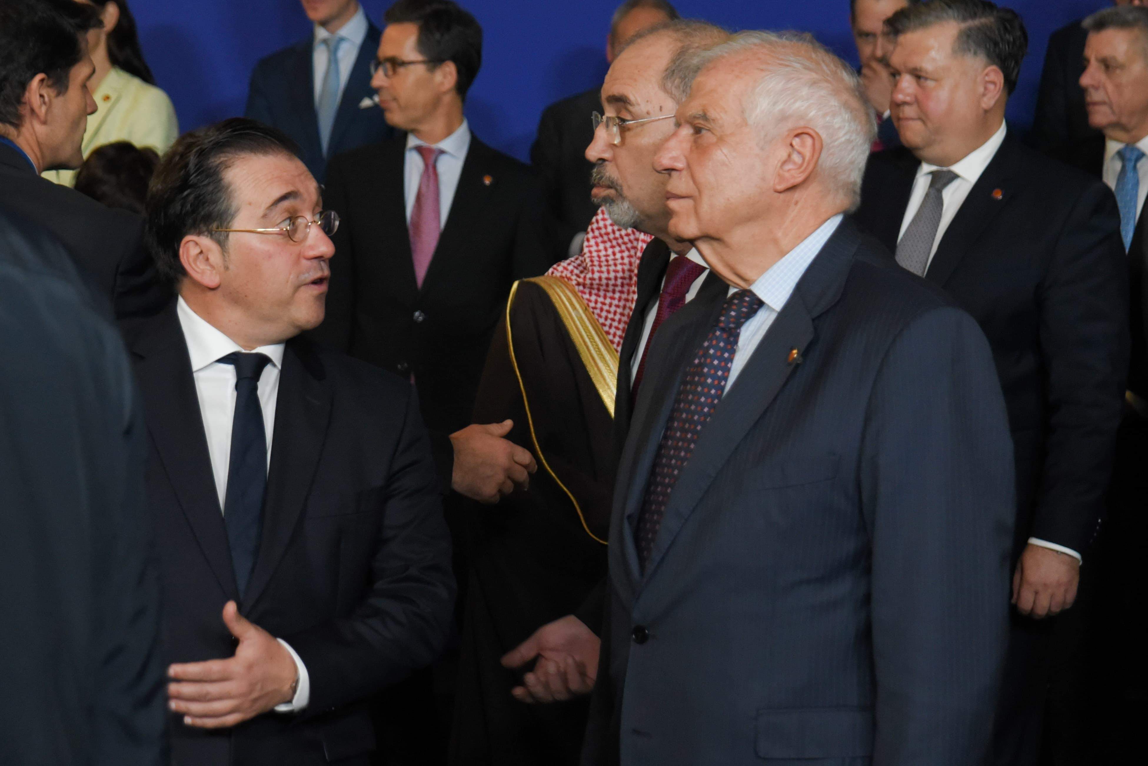 Albares sostiene que la creación de un Estado palestino es la única solución para la paz en la región