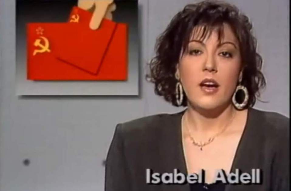 Isabel Adell Telenotícies 1989, TV3 Isabel Adell Telenotícies 1989, TV3