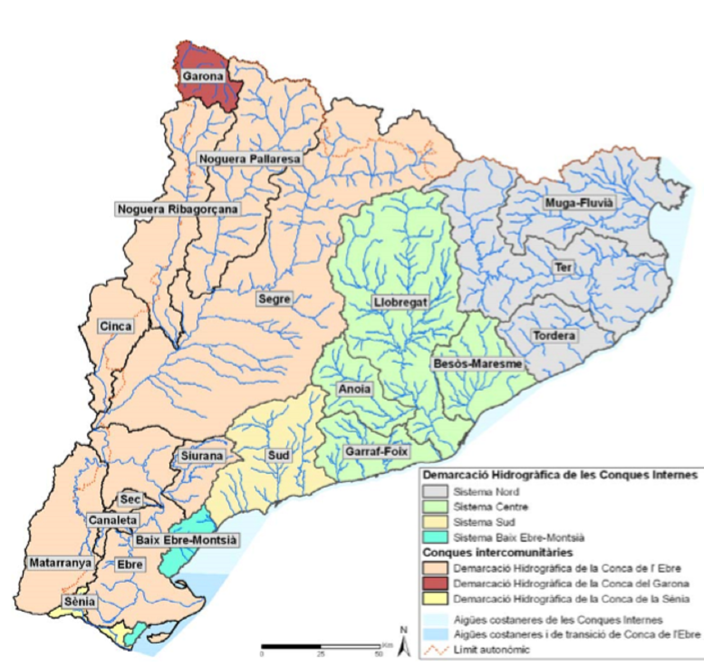 Los ríos de Catalunya