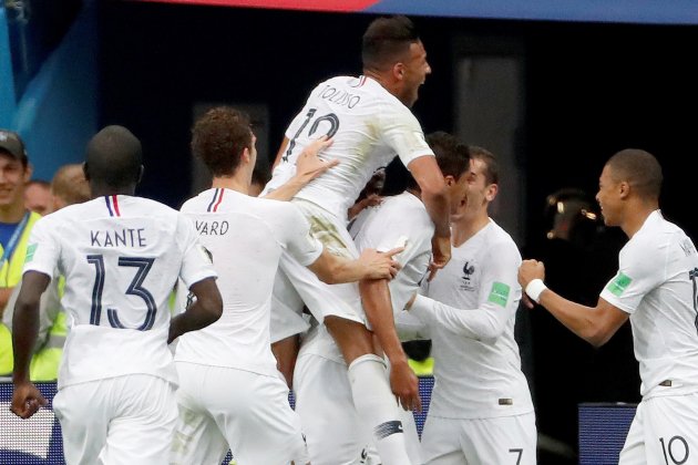 França gol Uruguai Mundial Rússia   EFE