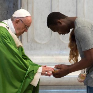 papa francesc refugiat Efe papa francesc refugiat Efe