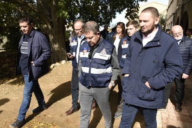 Emiliano García Page amb l'alcalde de Letur pels aiguats Emiliano García Page amb l'alcalde de Letur pels aiguats