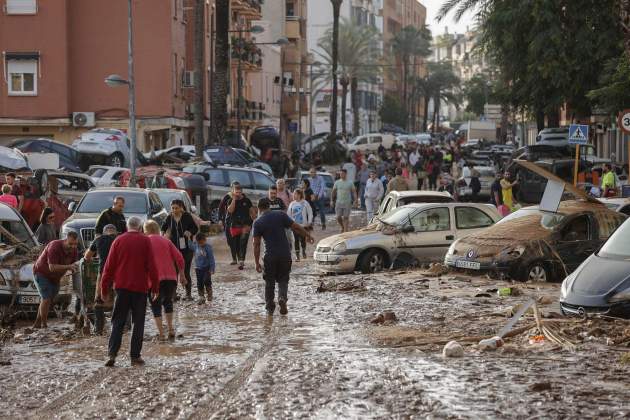 Afectacio temporal DANA Pais Valencia, Valencia, Paiporta / Efe Afectacio temporal DANA Pais Valencia, Valencia, Paiporta / Efe