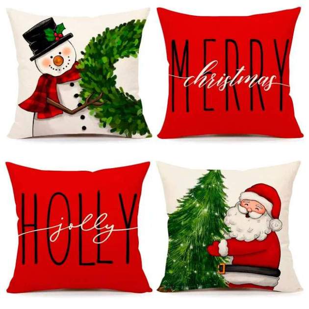 Fundas de almohada navideñas1 Fundas de almohada navideñas1