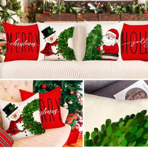 Fundas de almohada navideñas Fundas de almohada navideñas