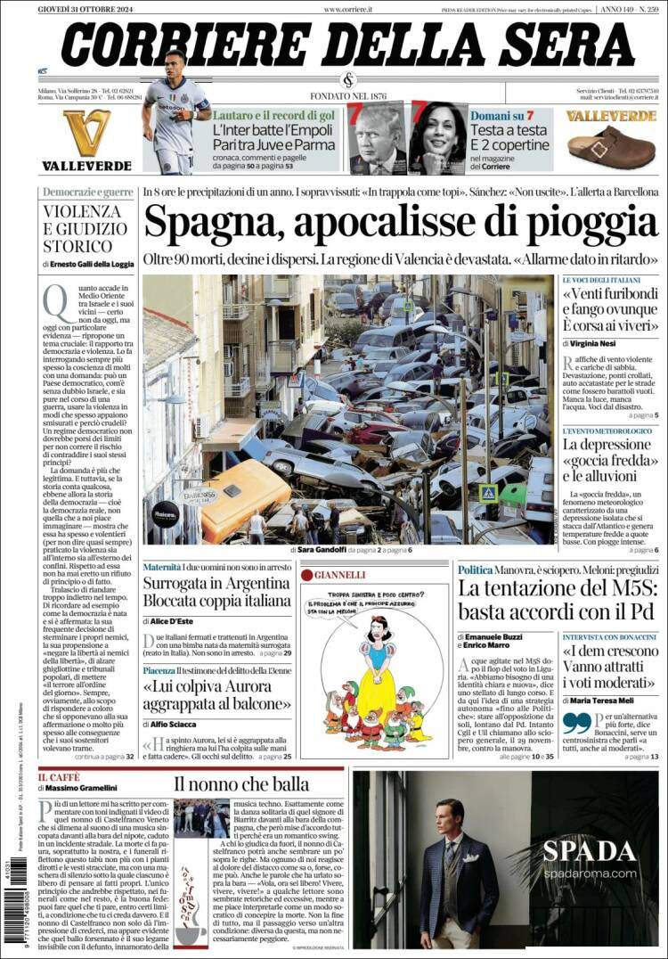 corriere della sera.750 corriere della sera.750