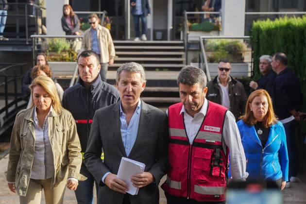 Alberto núñez feijóo i carlos mazón valència inundacions temporal dana foto europa press Alberto núñez feijóo i carlos mazón valència inundacions temporal dana foto europa press