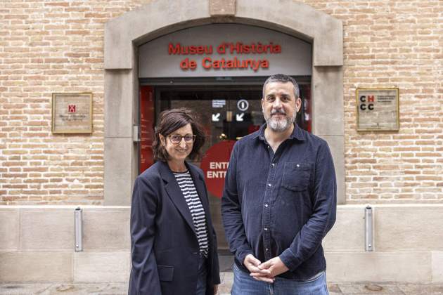 Gemma Simon i Eloi Torrents, tècnics dle memorial Democràtic. Foto: Montse Giralt Gemma Simon i Eloi Torrents, tècnics dle memorial Democràtic. Foto: Montse Giralt