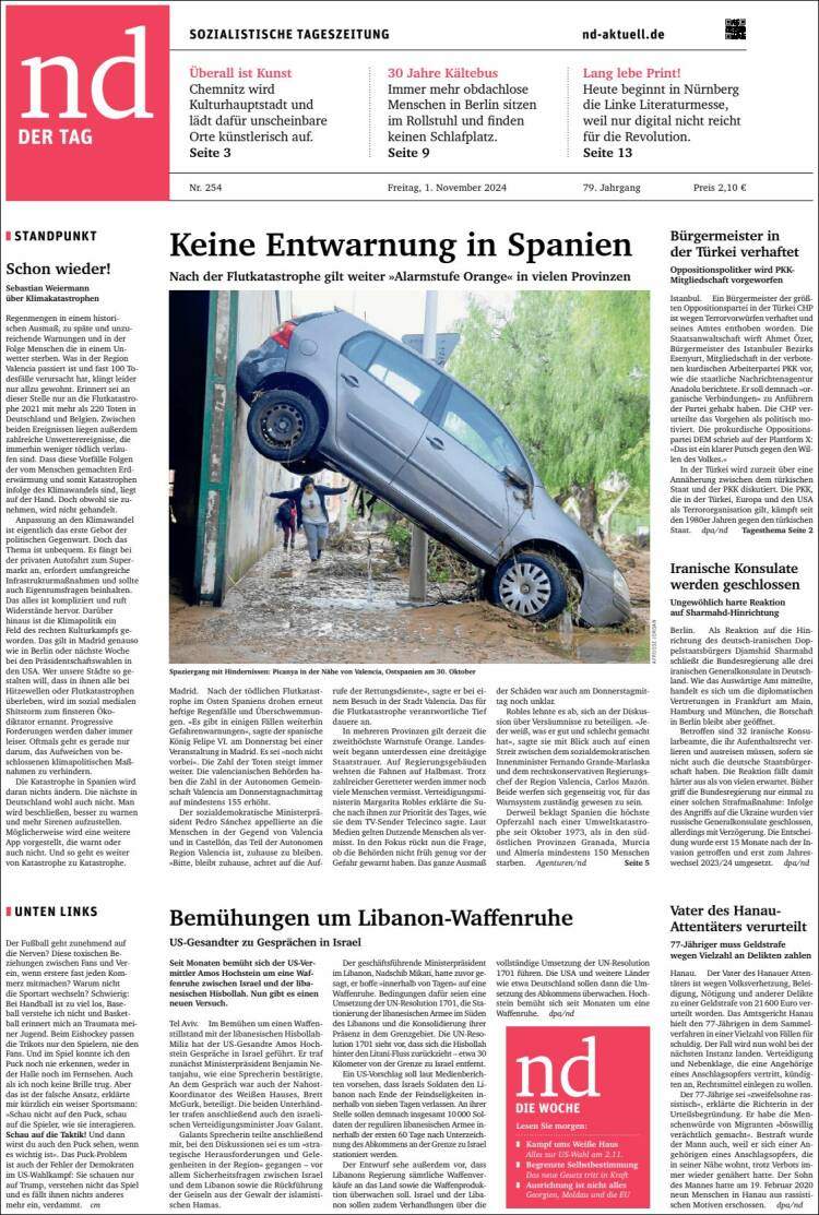 neues deutschland.750 neues deutschland.750
