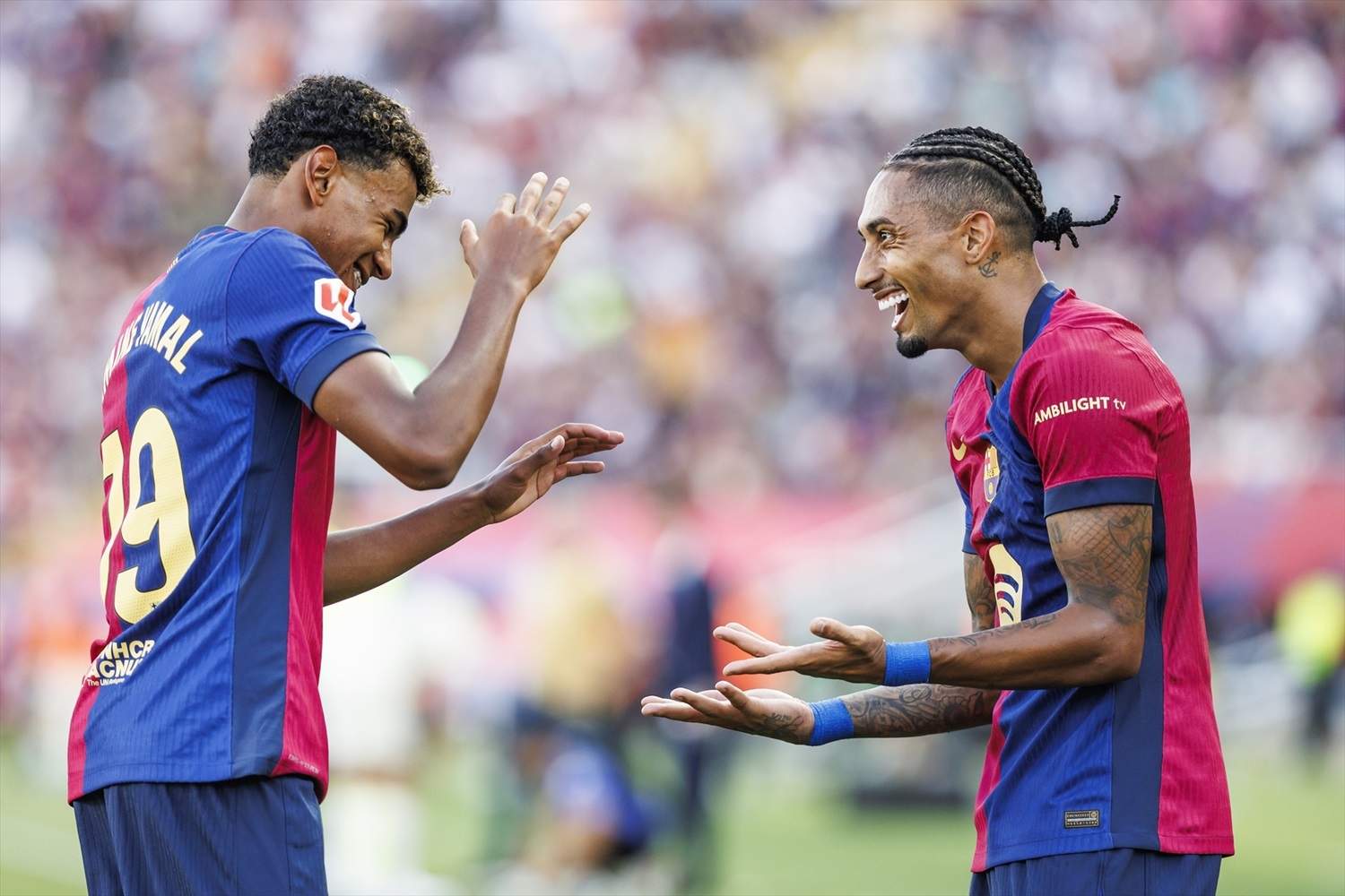 Lamine Yamal y Raphinha hacen el vacío a un peso pesado del Barça