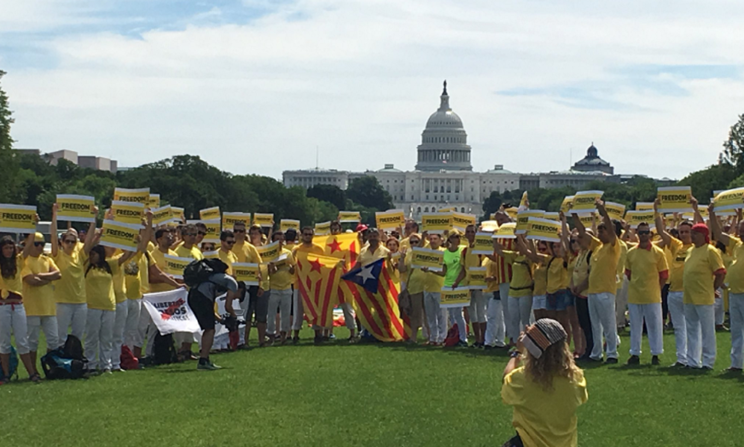 Call to free Catalan political prisoners reaches heart of Washington DC