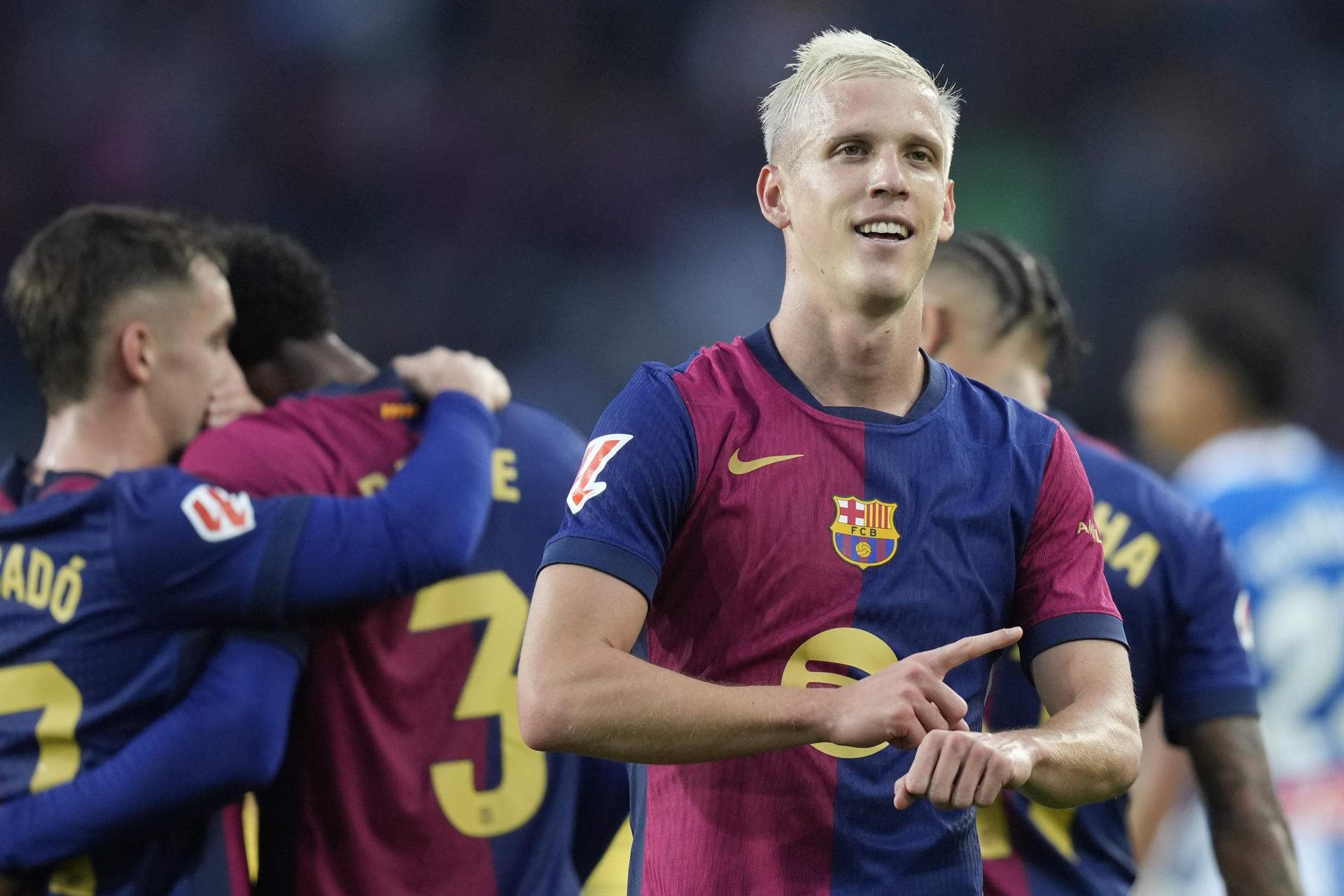 Un Barça intermitente supera al Espanyol (3-1) y tinta de blaugrana el derbi de la capital catalana