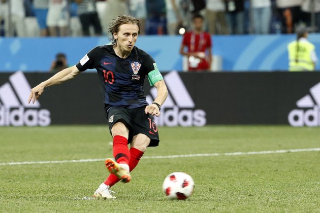 Modric Croacia Dinamarca Mundial Russia Penal 2018 EFE