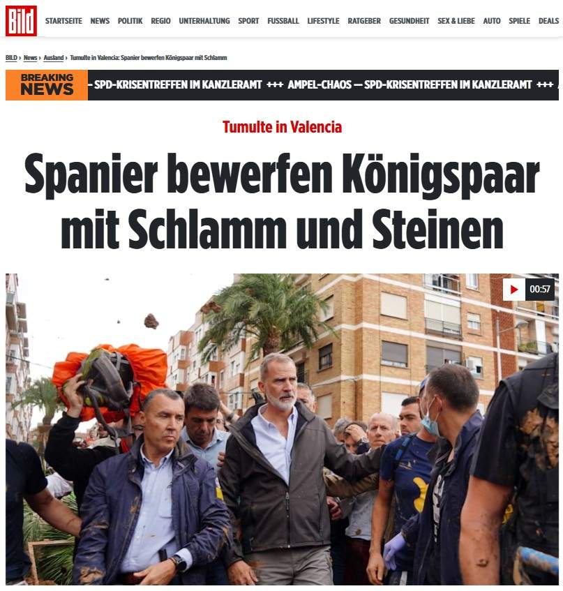 Bild visita rey Felipe VI Paiporta, Pais Valencia Bild visita rey Felipe VI Paiporta, Pais Valencia
