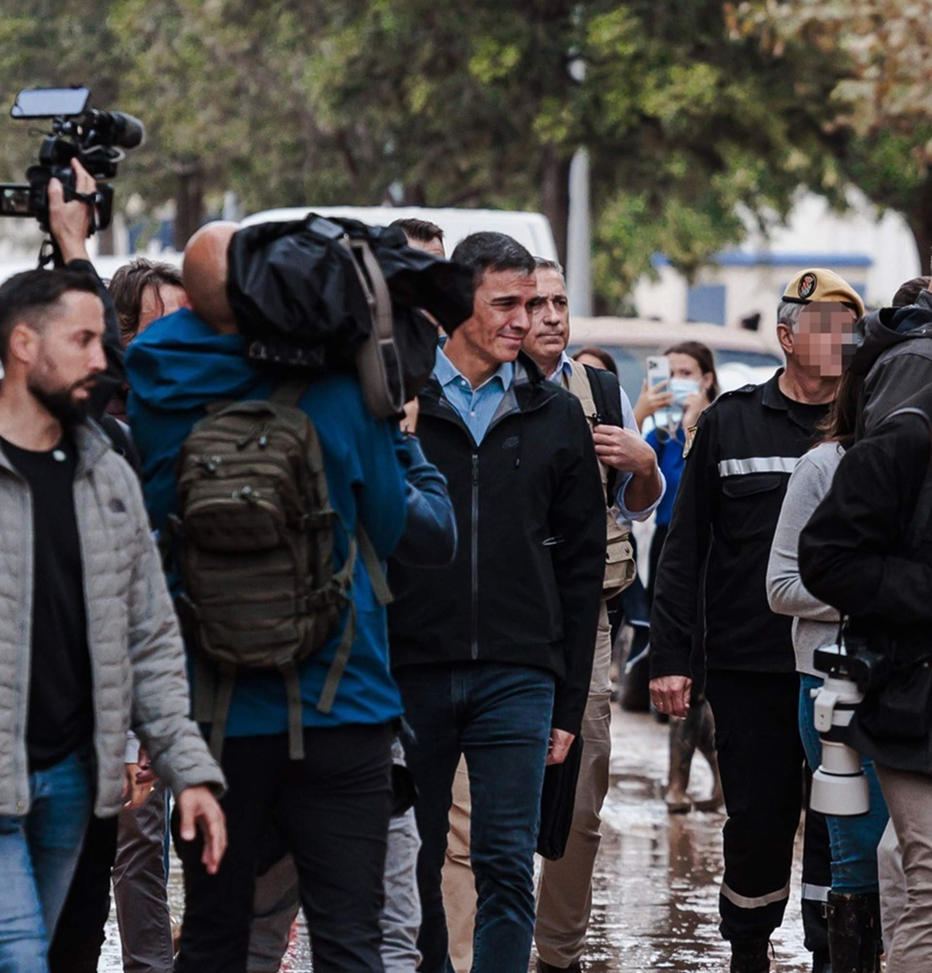 La extrema derecha reivindica el ataque a Pedro Sánchez en Paiporta