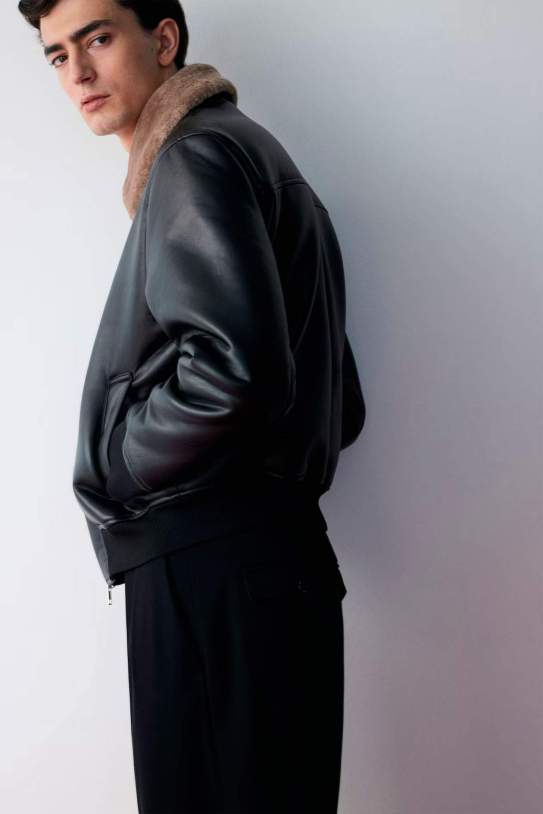 Cazadora con forro de borreguito