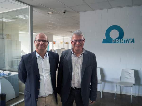 Lionel Tixier y Laurent Tixier, propietarios del Grupo Printfa Lionel Tixier y Laurent Tixier, propietarios del Grupo Printfa