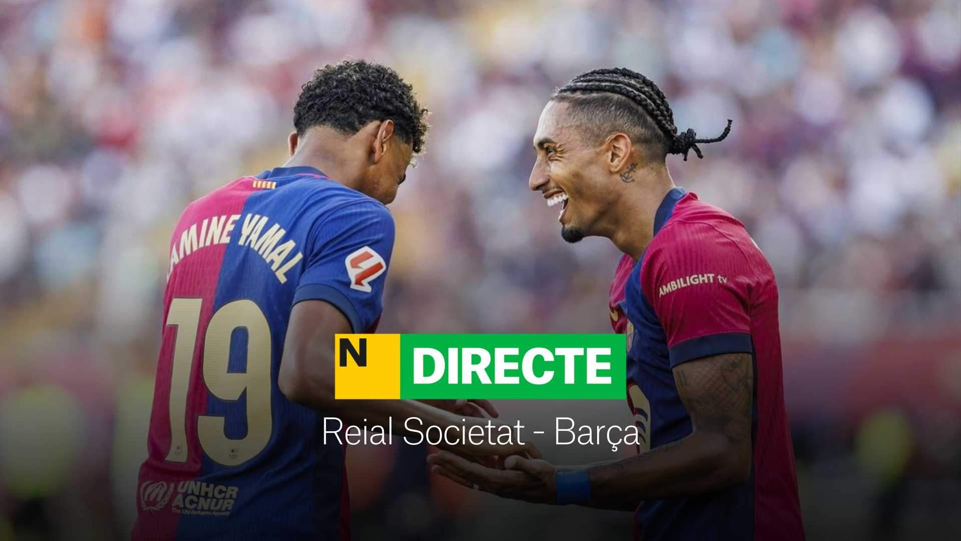 Real Sociedad - Barça de LaLiga EA Sports, DIRECTO | Resultado, resumen y goles