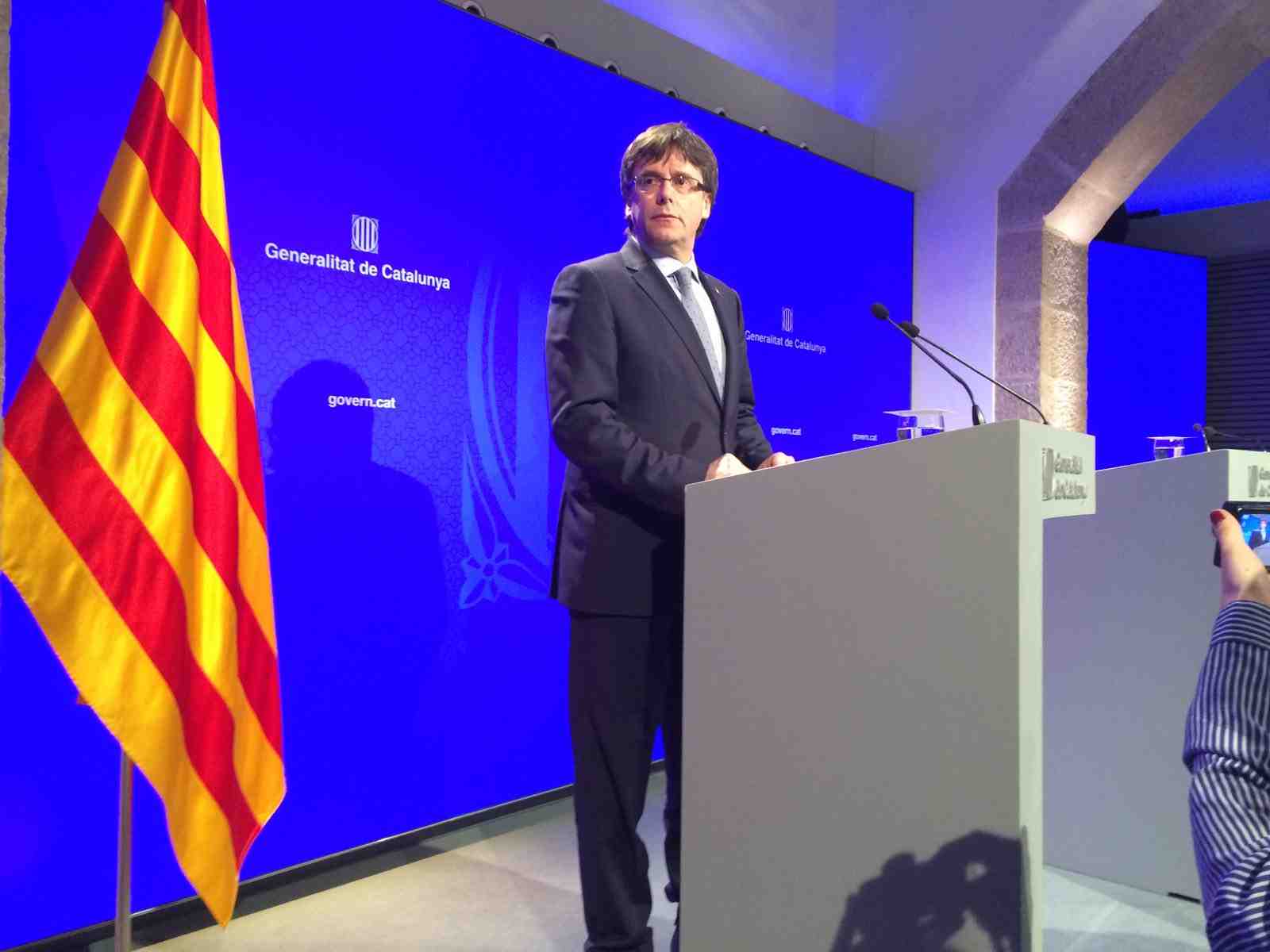 Puigdemont expressa la “més enèrgica condemna” de l’atemptat