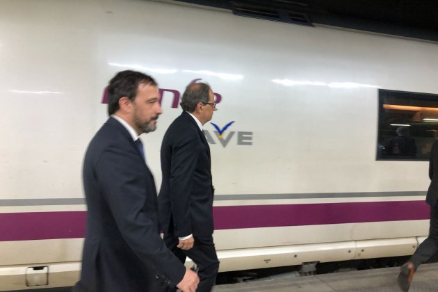 Quim Torra AVE Marta Lasalas