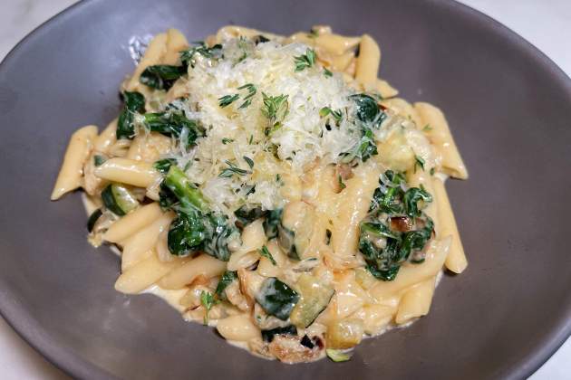 3 plats Ada Parellada macarrons / Foto: Raquel Sánchez