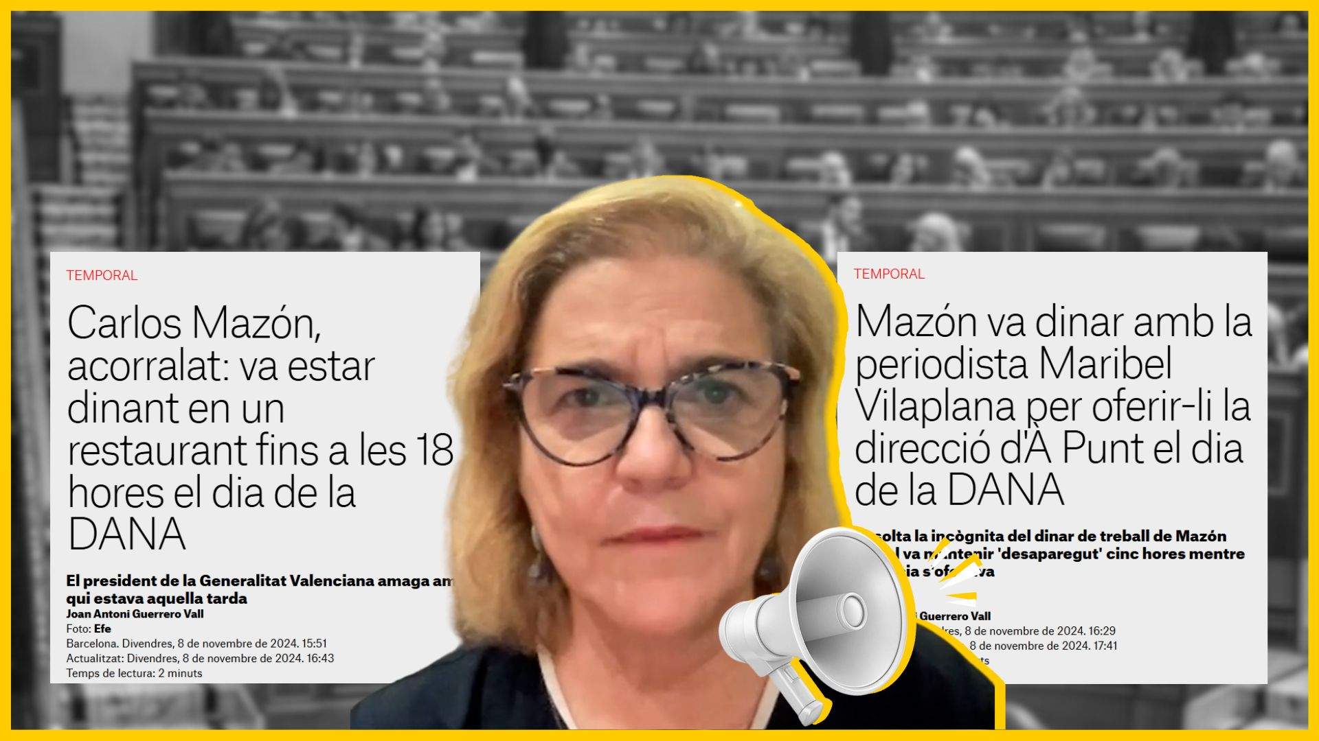 La rèplica de Pilar Rahola a Mazón: "Se'n va anar a fer un dinar-festeta"