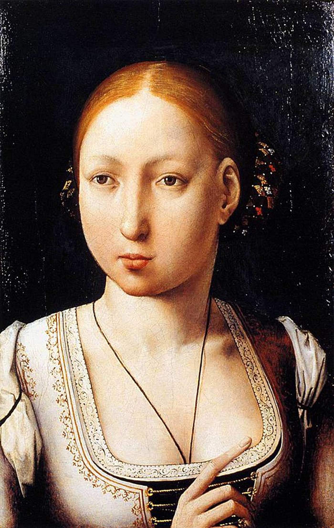 Joana, poc abans del casament amb Felip. Font Museu d'Art de Viena Joana, poc abans del casament amb Felip. Font Museu d'Art de Viena