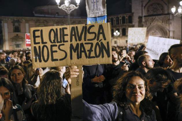 avisa no se mazon dana manifestacio valencia / EFE avisa no se mazon dana manifestacio valencia / EFE