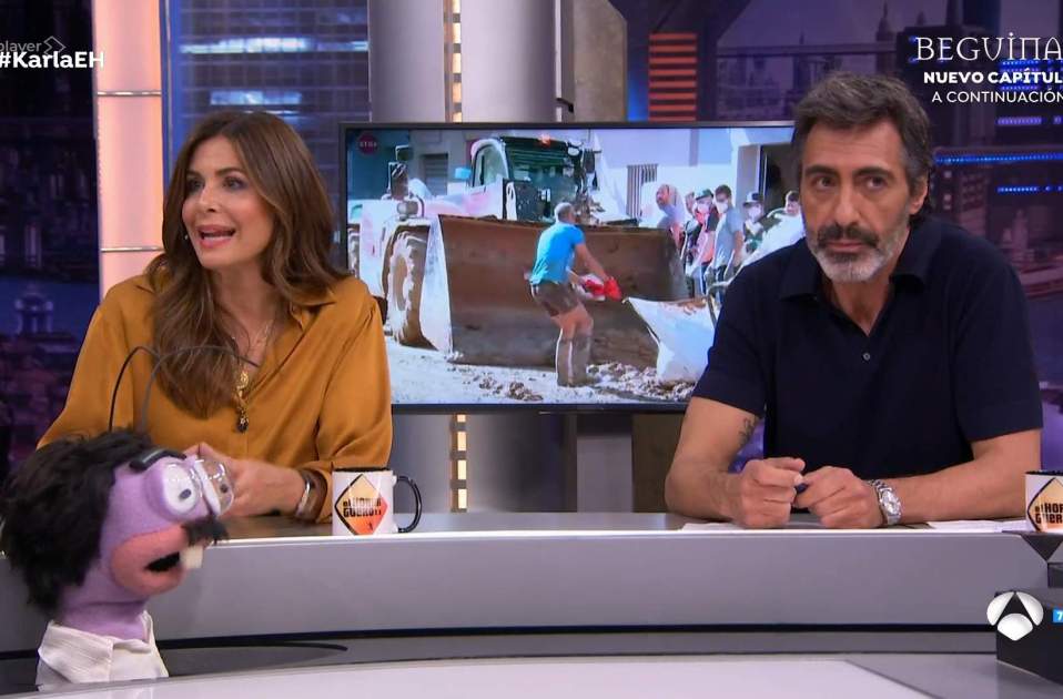 Núria Roca i el seu marit cunyat Juan del Val, Antena 3 Núria Roca i el seu marit cunyat Juan del Val, Antena 3