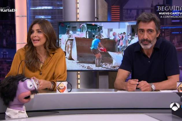 Núria Roca i el seu marit cunyat Juan del Val, Antena 3 Núria Roca i el seu marit cunyat Juan del Val, Antena 3