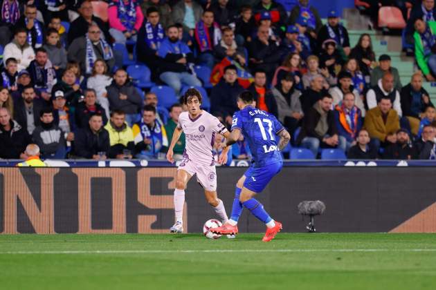 Bryan Gil todavía Carles Pérez durante el Getafe - Girona / Foto: Europa Press Bryan Gil todavía Carles Pérez durante el Getafe - Girona / Foto: Europa Press