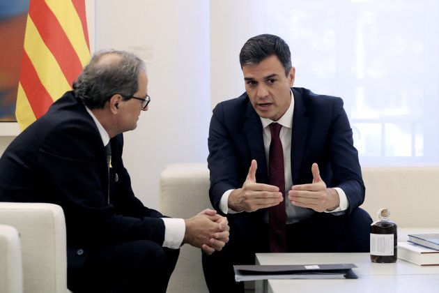 Pedro Sánchez Quim Torra - EFE