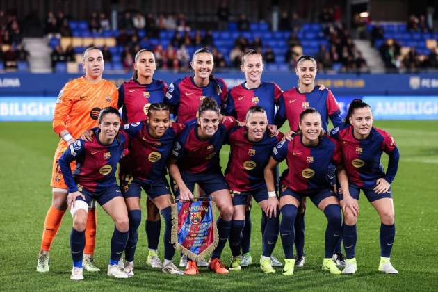 Barça femenino alineación / Foto: Europa Press Barça femenino alineación / Foto: Europa Press