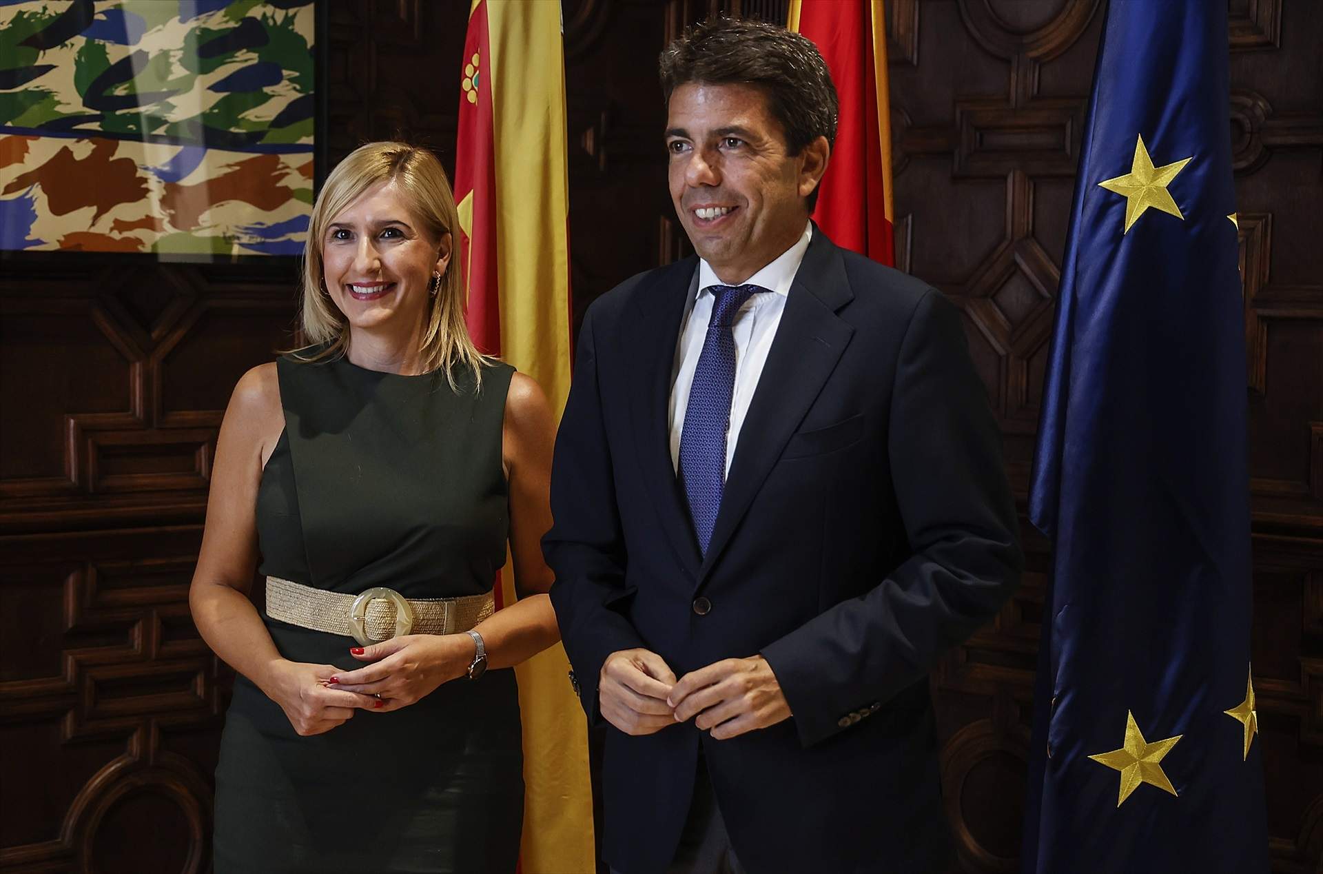 Mazón defiende la trayectoria de la exconsellera Pradas y que el día de la DANA estaba acompañada de expertos