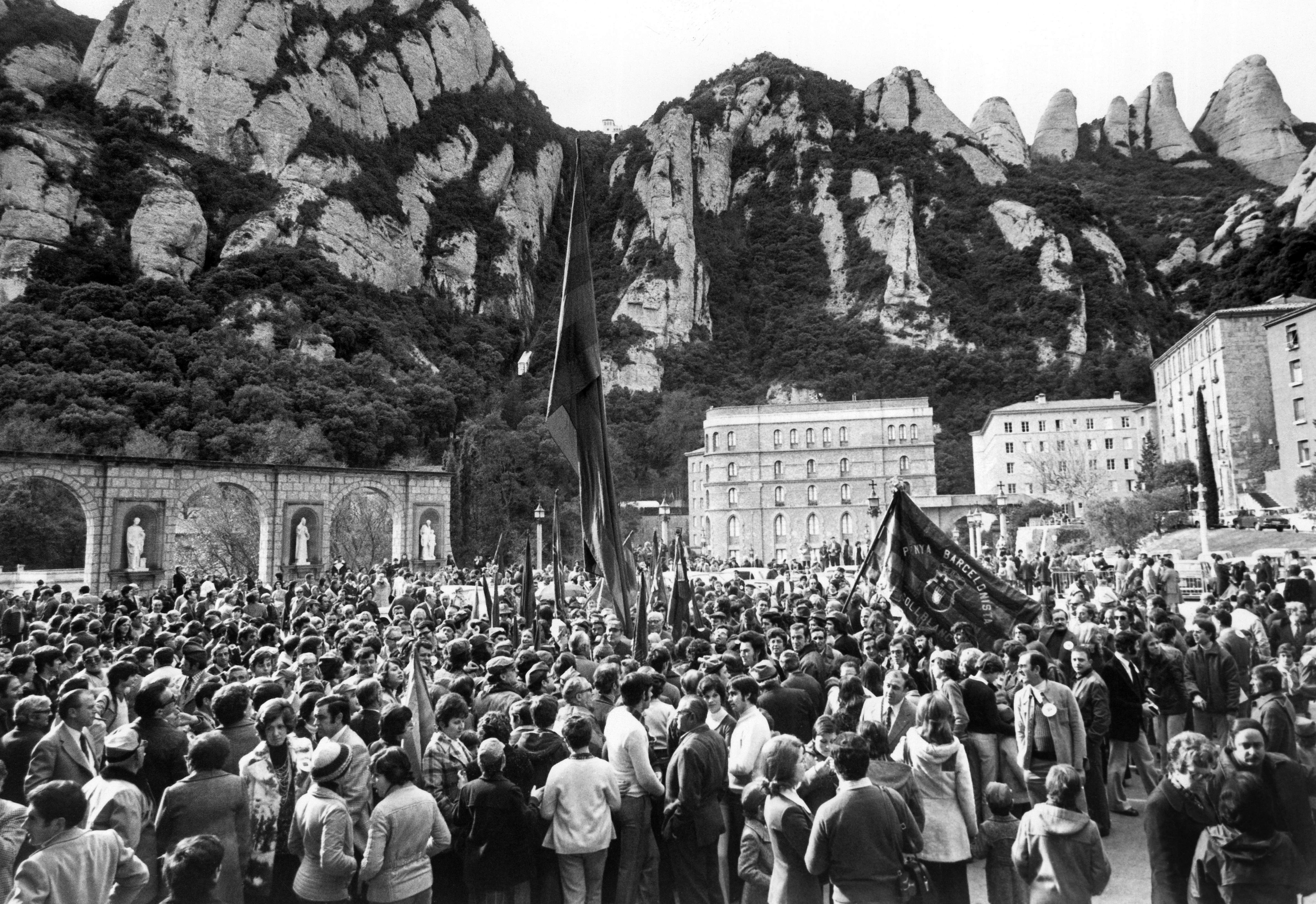 La cita clandestina a Montserrat entre penyes del Barça fa 50 anys en què es va gestar Convergència