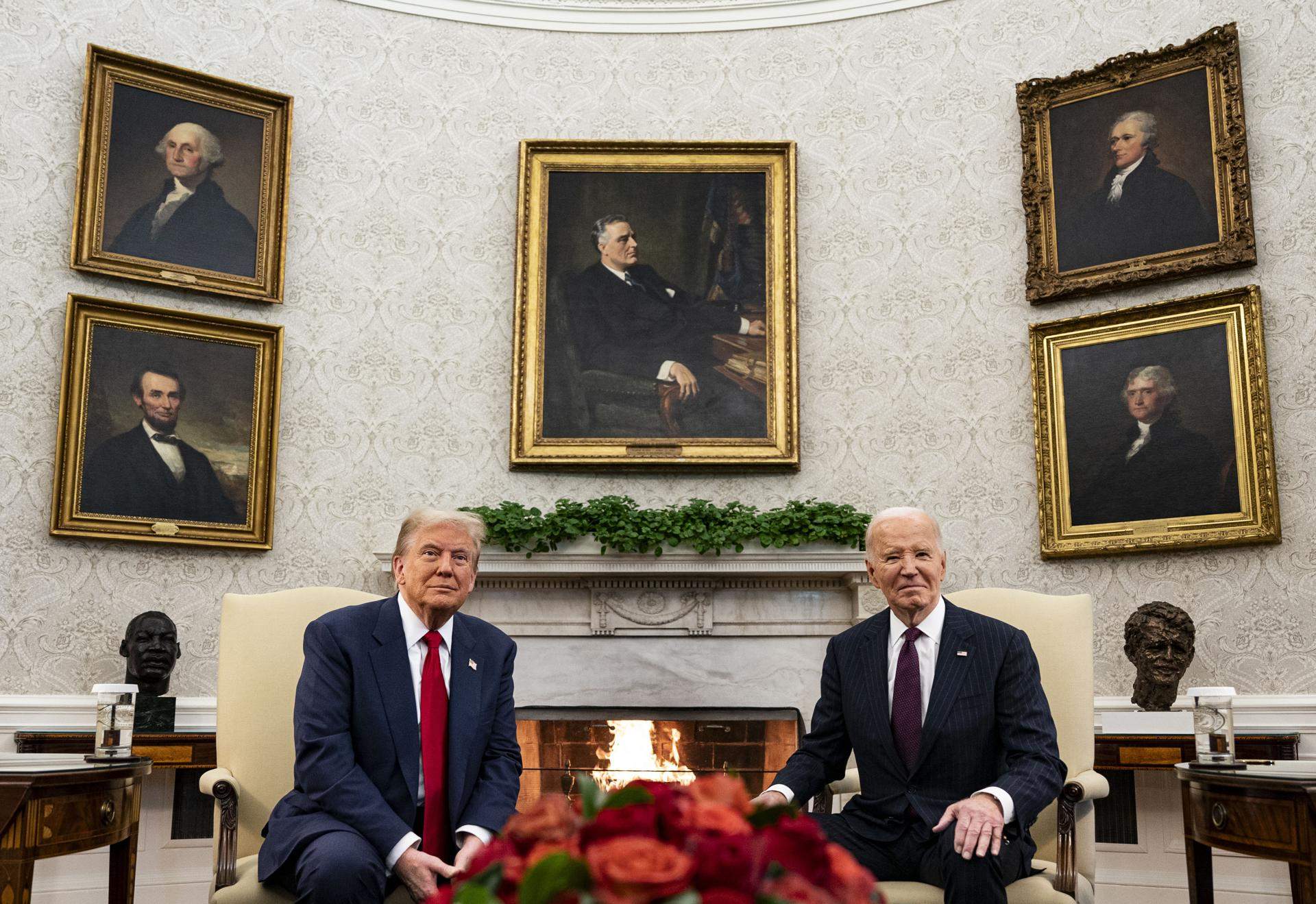 Trump agraeix a Biden la "transició fluida" del poder en una reunió a la Casa Blanca
