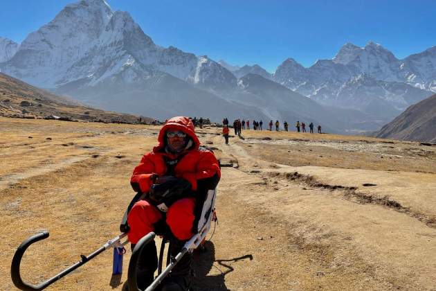 Albert Cogul Everest / Foto: Fundación Sportium Albert Cogul Everest / Foto: Fundación Sportium