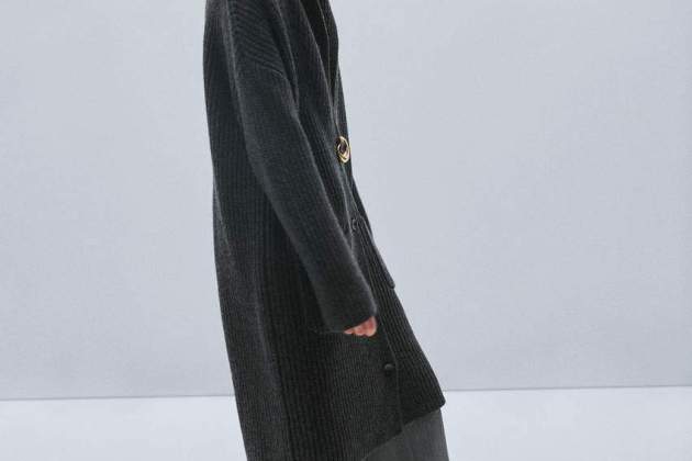 Cárdigan largo 100% lana1