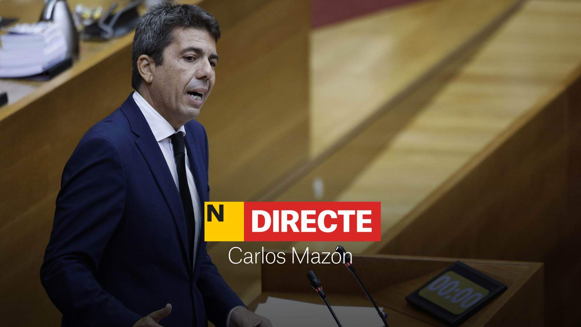 Carlos Mazón comparece en las Corts Valencianes por la DANA, DIRECTO | Así ha sido la comparecencia del president de la Generalitat Valenciana