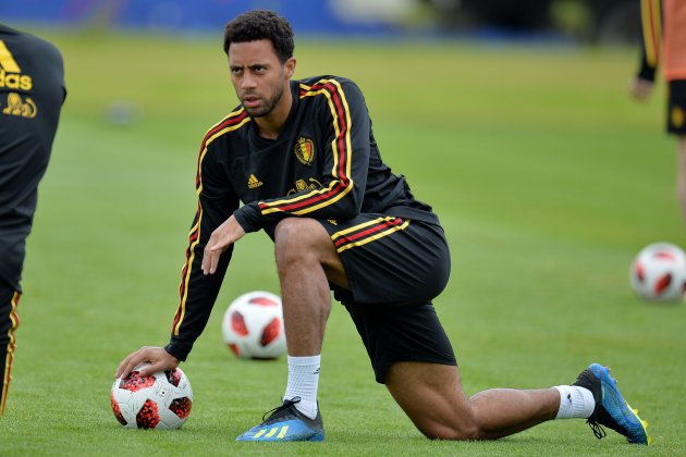 Mousa Dembélé Bèlgica entrenament Mundial Rússia 2018 EFE Mousa Dembélé Bèlgica entrenament Mundial Rússia 2018 EFE