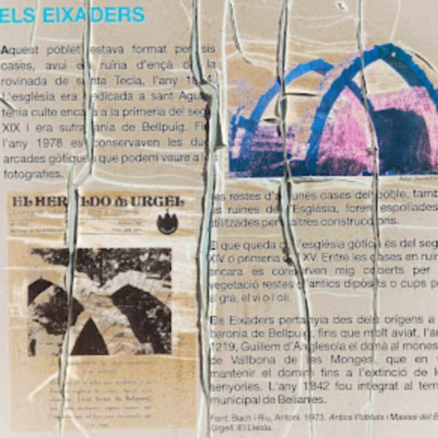 Cartel informativo. Los Eixaders. Fuente Consejo Comarcal del Urgell
