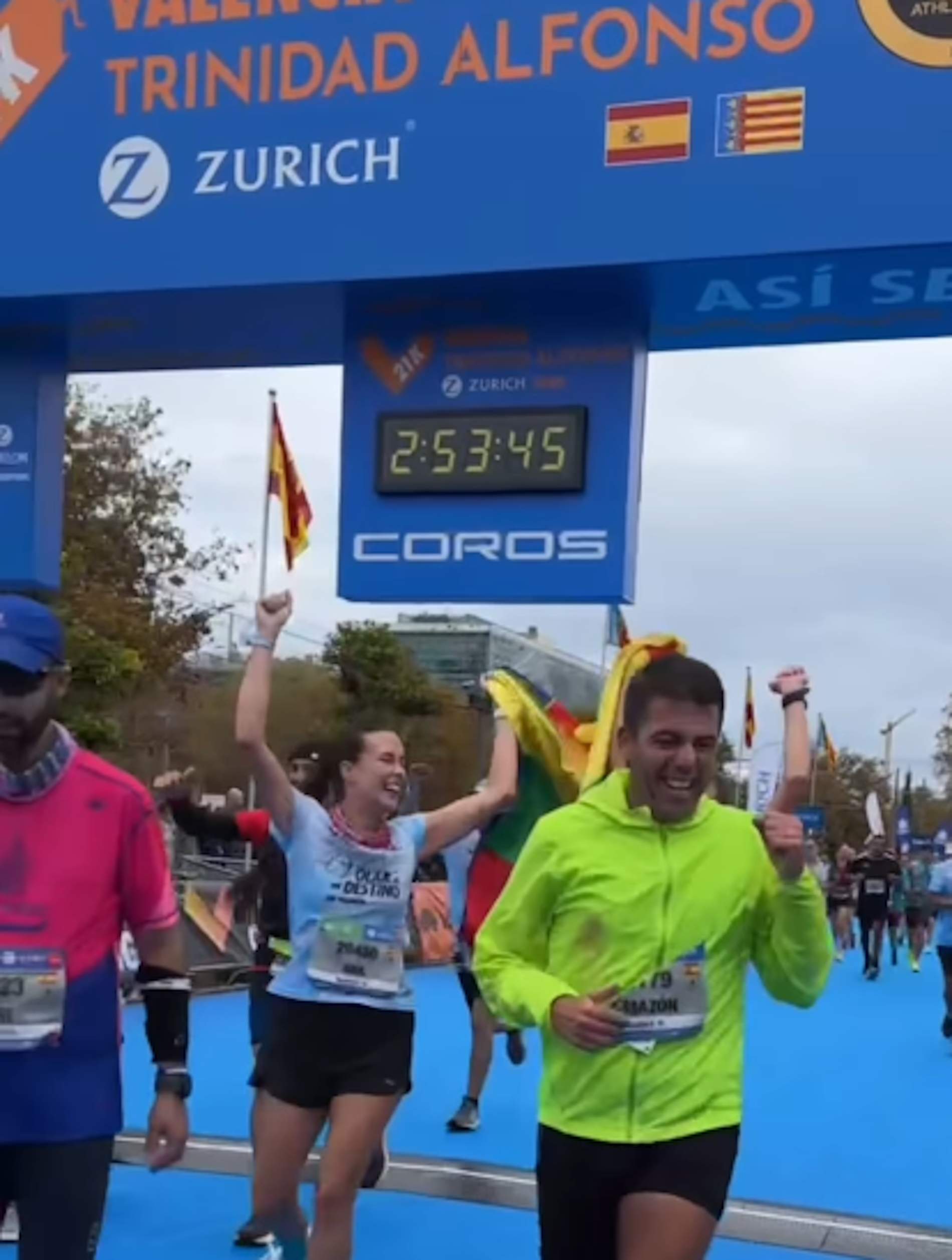Mazón corriente en el medio maratón de València Mazón corriente en el medio maratón de València