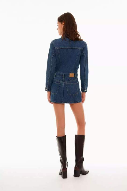 Vestit curt denim Vestit curt denim