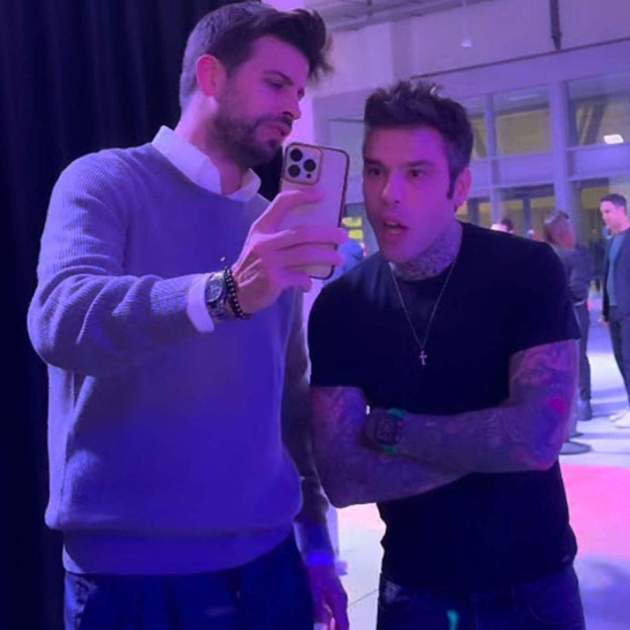 Gerard Piqué y Fedez / Instagram Gerard Piqué y Fedez / Instagram
