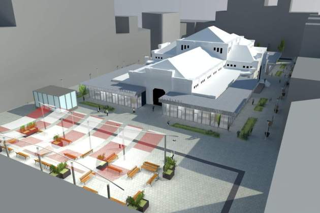 Render mercado de Collblanc LHAjuntament Render mercado de Collblanc LHAjuntament